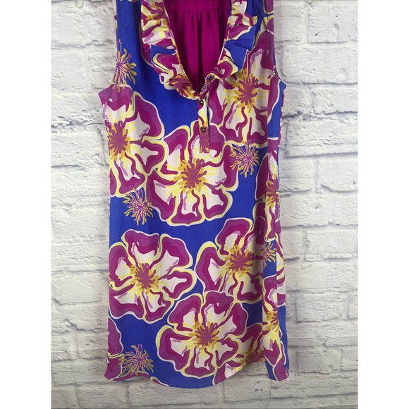 Southern Frock Resort Wear Beachy Colorful Feminine Shift Dress Size XS - Picture 5 of 11